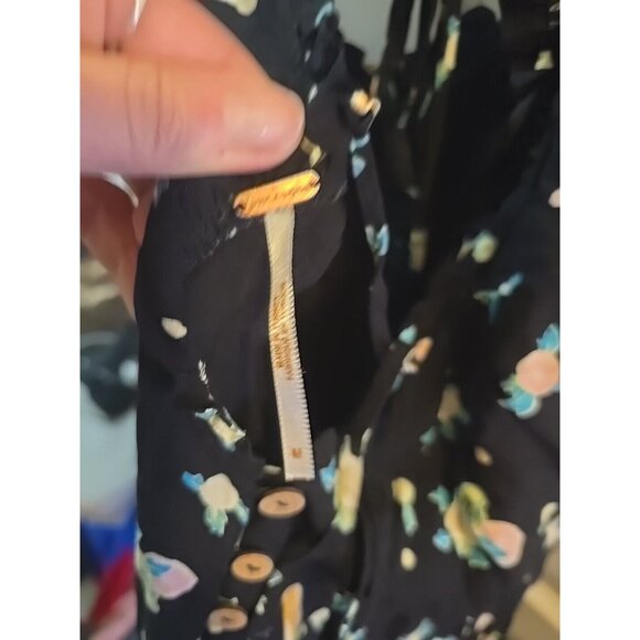 Free People Orange Citrus Summer Dress. Size Medium Sleeveless. - Picture 15 of 16